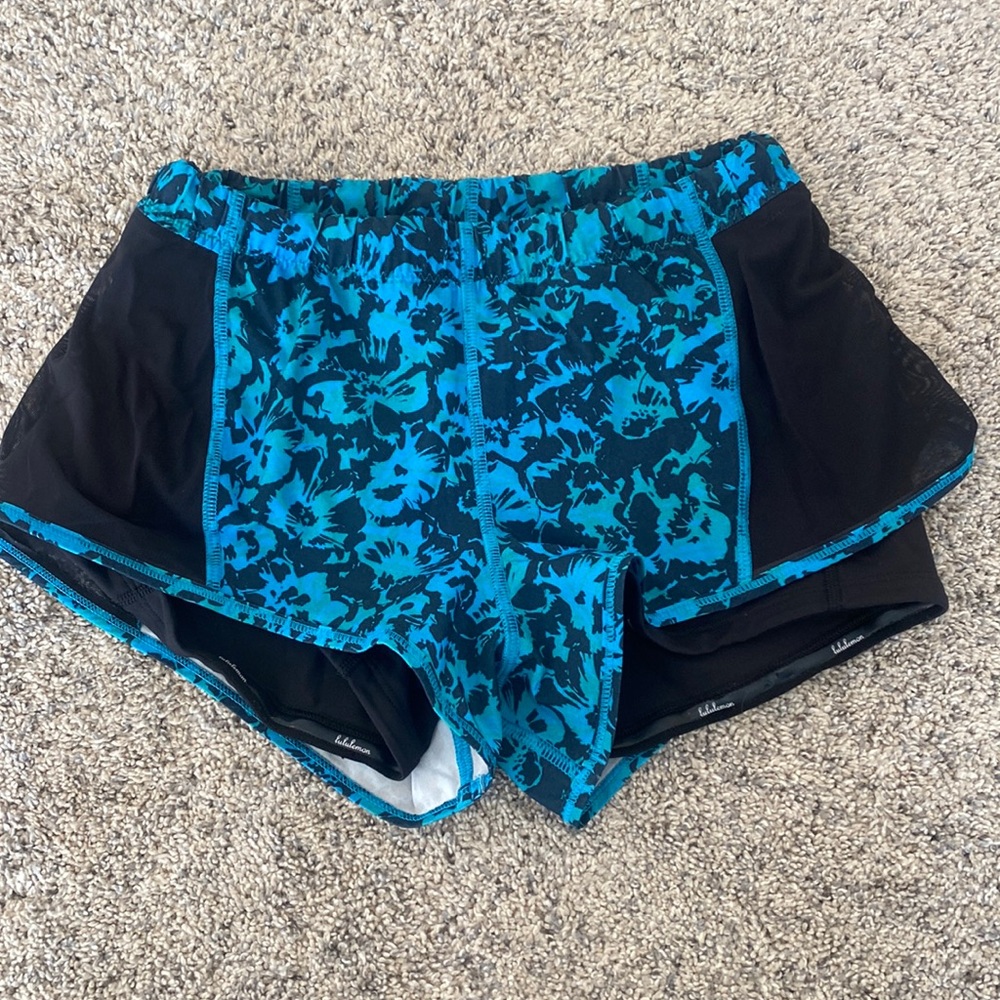 Blue Lululemon Shorts